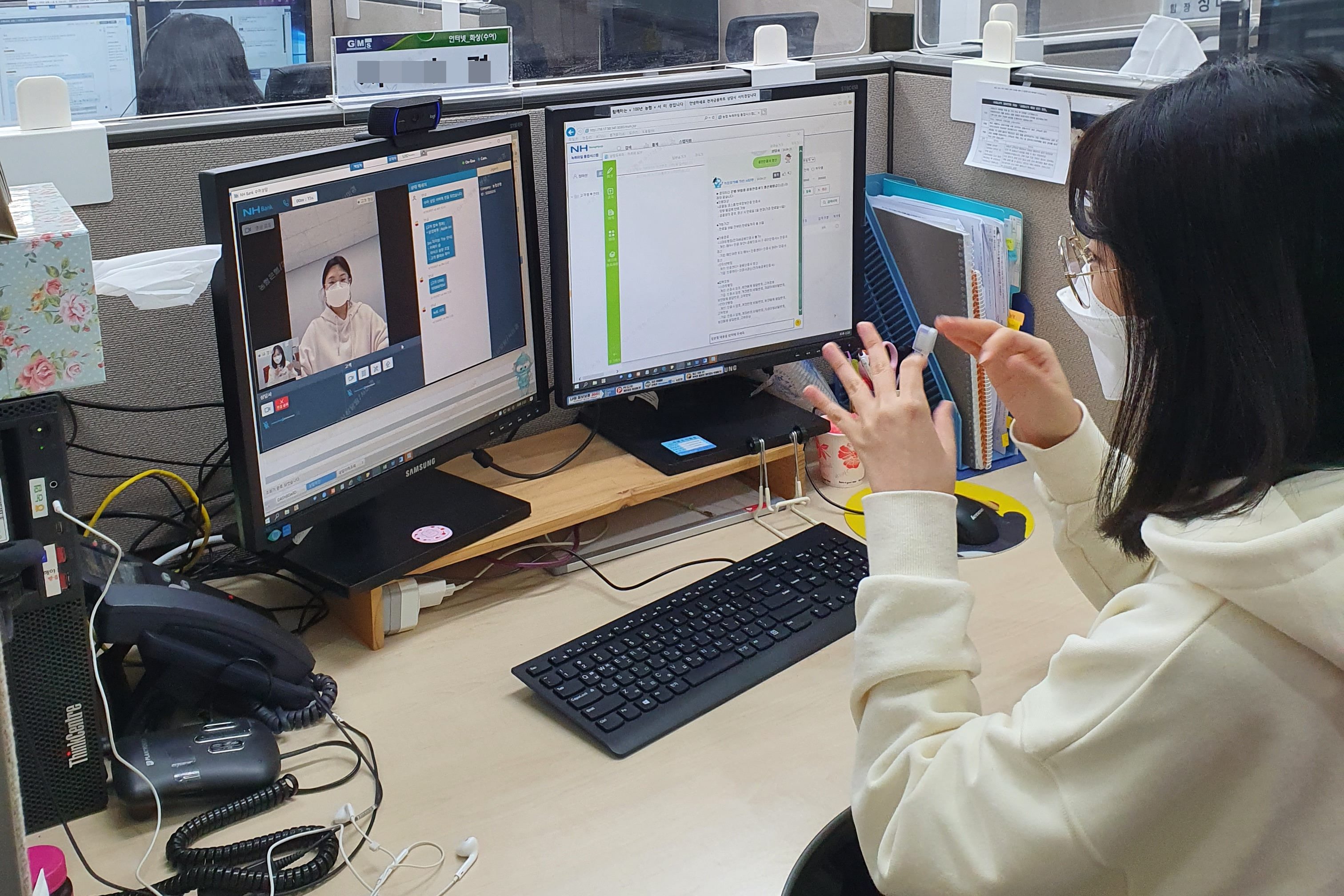 수어상담 (화상)서비스 제공 이미지
